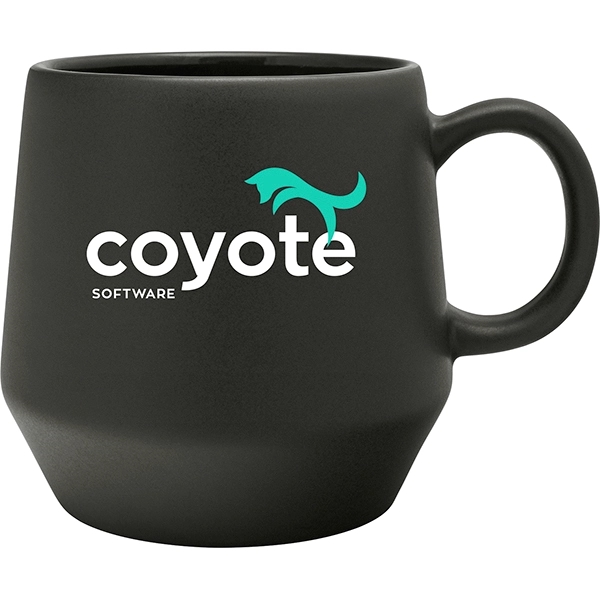 16 oz ceramic mug with matte colored exterior and glossy colored... from ASI 51197 ETS Express, LLC
