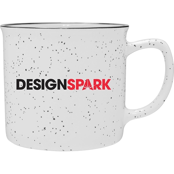 12 oz ceramic mug with glossy colored exterior, glossy white interior,... from ASI 51197 ETS Express, LLC