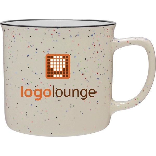 12 oz ceramic mug with glossy colored exterior, glossy white interior,... from ASI 51197 ETS Express, LLC