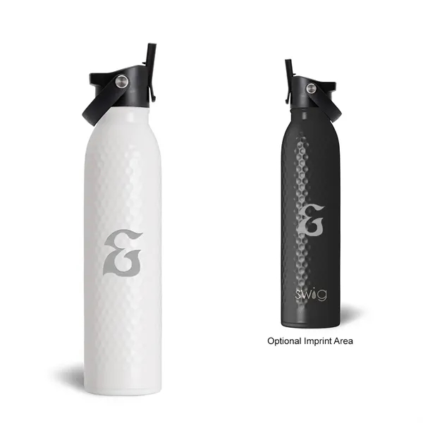20 ounce insulated stainless steel sports bottle with screw-on lid and... from ASI 61125 Hit Promotional Products / Hit®