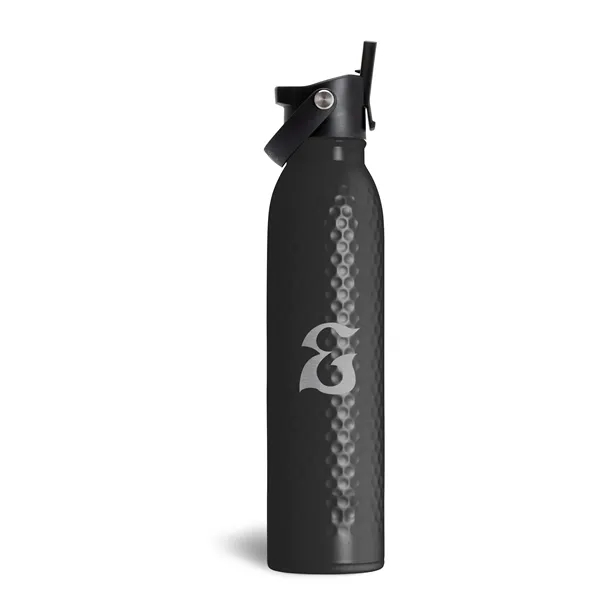 20 ounce insulated stainless steel sports bottle with screw-on lid and... from ASI 61125 Hit Promotional Products / Hit®