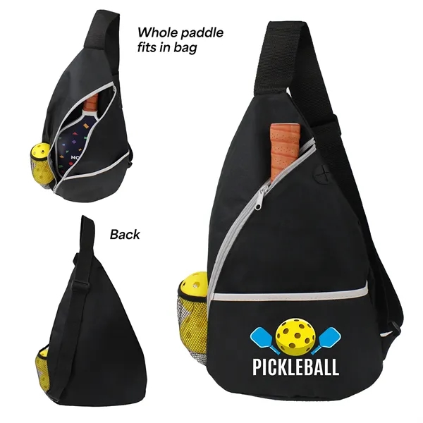 11.5" x 17.75" x 6" polyester sling pack with zip closure,... from ASI 37980 Bagworld