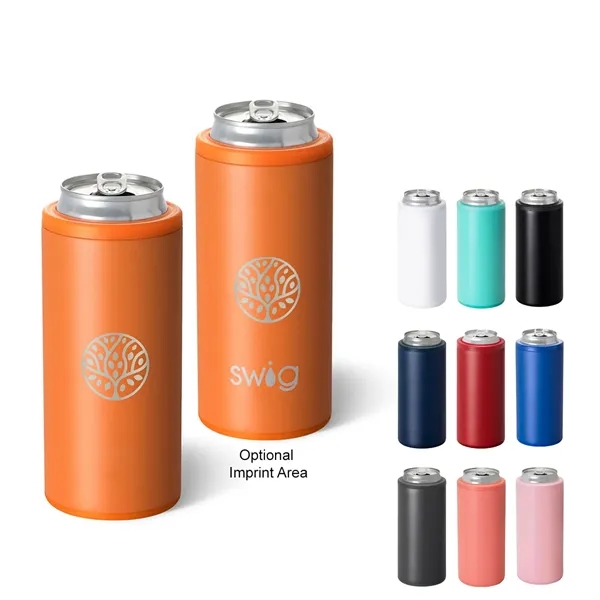Insulated stainless steel copper-plated cooler sleeve for 12 ounce cans and... from ASI 61125 Hit Promotional Products / Hit®