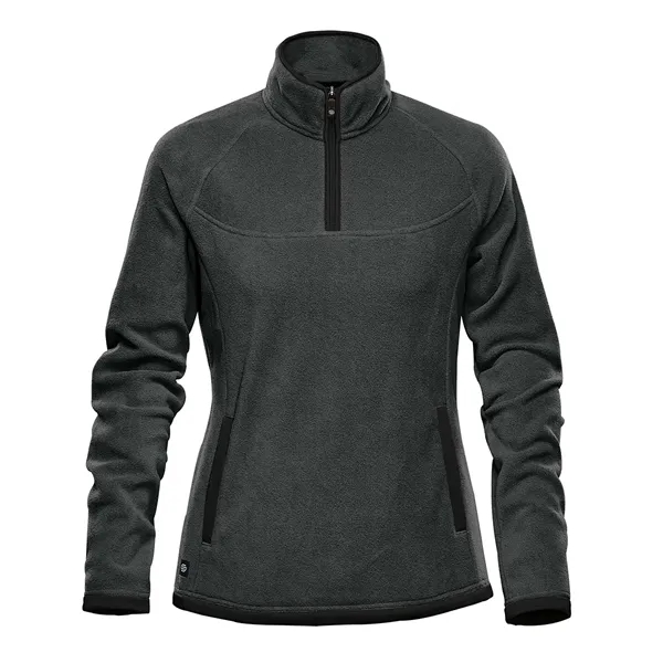 Women's fleece top with a 1/4 zip high collar, a kanga... from ASI 61125 Hit Promotional Products / Hit®
