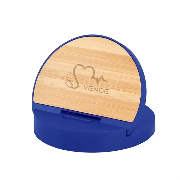 Wireless charger and phone stand with a type-C input and cord... from ASI 61125 Hit Promotional Products / Hit®