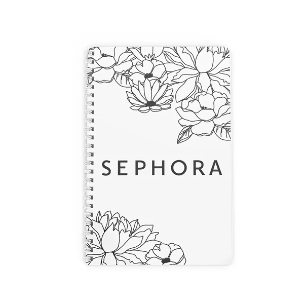 Side spiral notebook with 50 pages, coil binding and customization.... from ASI 61125 Hit Promotional Products / Hit®