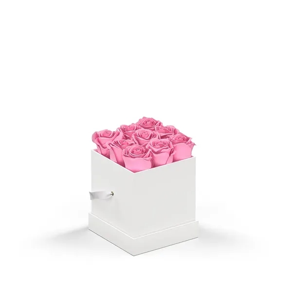 Arrangement of 9 roses in a square hat box.... from ASI 61125 Hit Promotional Products / Hit®