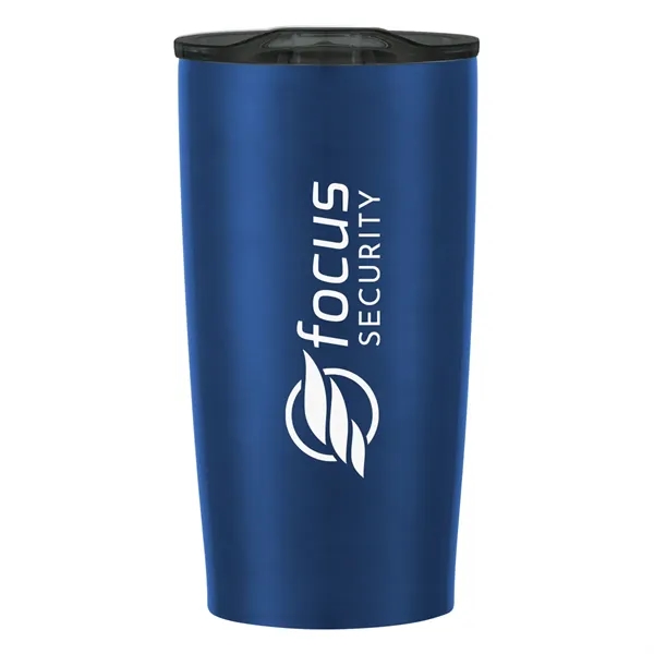 20 oz. stainless steel tumbler with double wall construction and snap-on,... from ASI 61125 Hit Promotional Products / Hit®