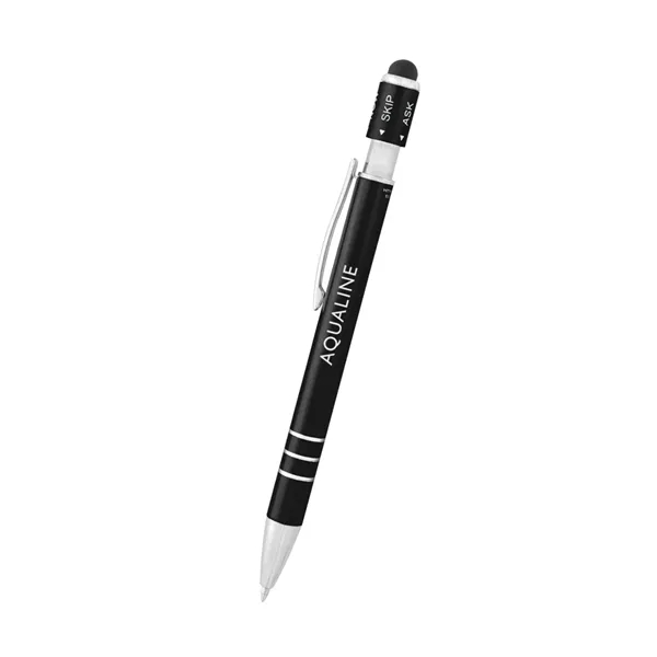 Recycled Aluminum Spin Game Top Pen With Stylus... from ASI 61125 Hit Promotional Products / Hit®