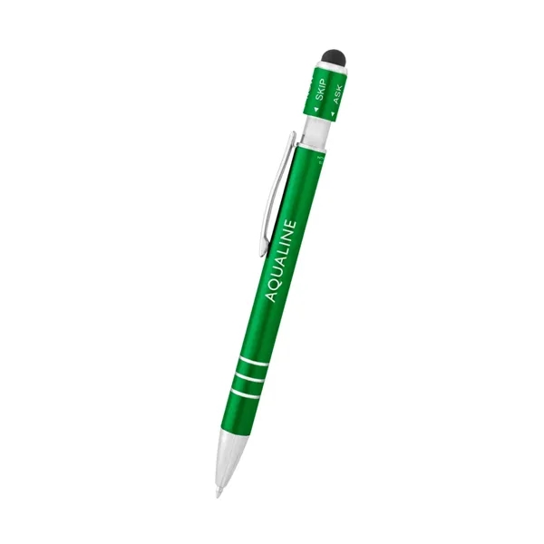 Recycled Aluminum Spin Game Top Pen With Stylus... from ASI 61125 Hit Promotional Products / Hit®