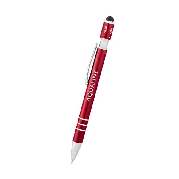 Recycled Aluminum Spin Game Top Pen With Stylus... from ASI 61125 Hit Promotional Products / Hit®