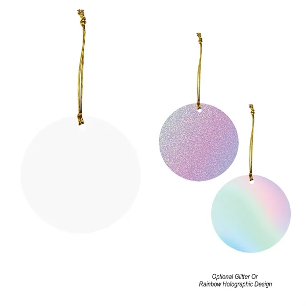 Round acrylic Christmas ornament with string for hanging.... from ASI 61125 Hit Promotional Products / Hit®