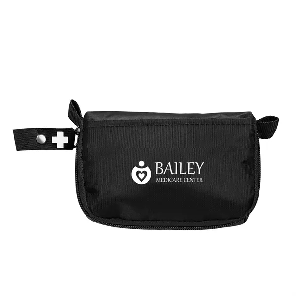 20 piece first aid kit; includes zippered pouch with belt loop.... from ASI 61125 Hit Promotional Products / Hit®