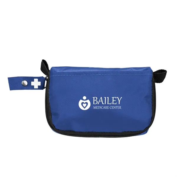 20 piece first aid kit; includes zippered pouch with belt loop.... from ASI 61125 Hit Promotional Products / Hit®