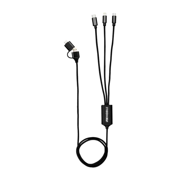 3', 4-in-1 charging cable.... from ASI 61125 Hit Promotional Products / Hit®