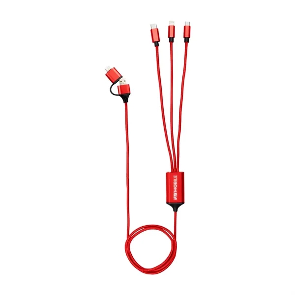 3', 4-in-1 charging cable.... from ASI 61125 Hit Promotional Products / Hit®