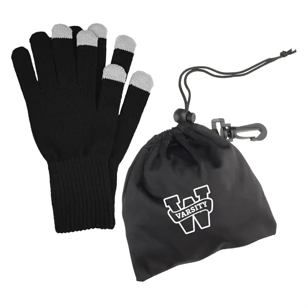 Touchscreen gloves in an rPET pouch.... from ASI 61125 Hit Promotional Products / Hit®