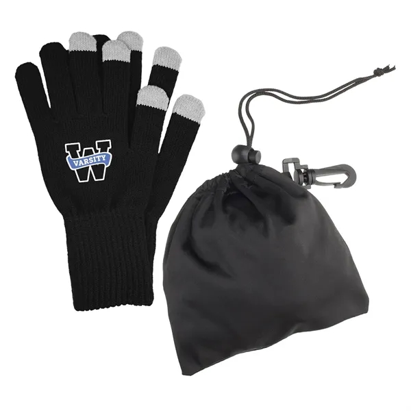 Touchscreen gloves in an rPET pouch.... from ASI 61125 Hit Promotional Products / Hit®