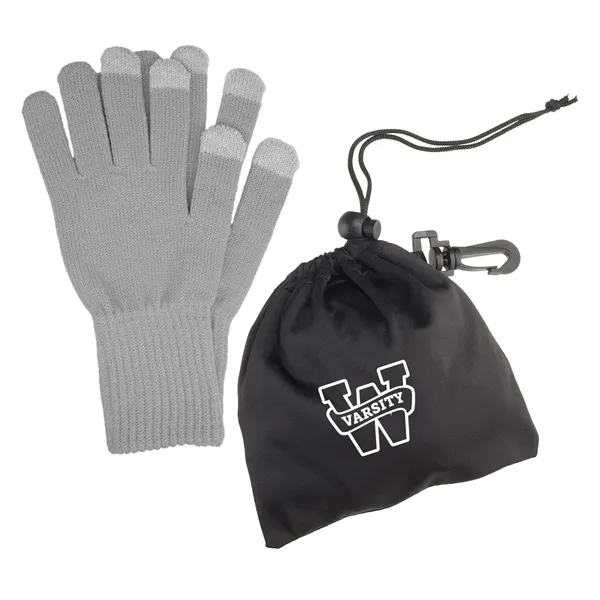 Touchscreen gloves in an rPET pouch.... from ASI 61125 Hit Promotional Products / Hit®