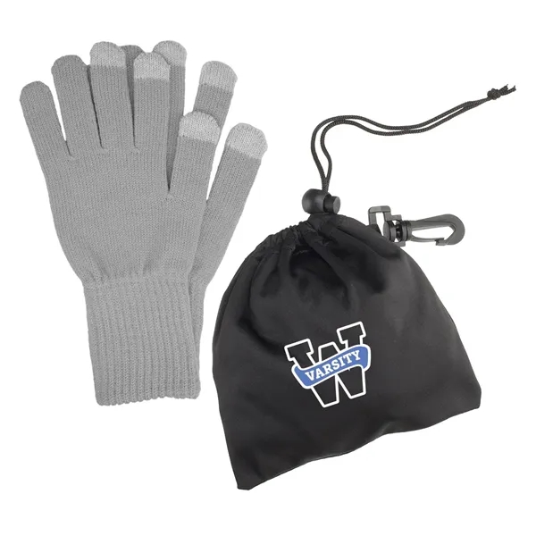 Touchscreen gloves in an rPET pouch.... from ASI 61125 Hit Promotional Products / Hit®