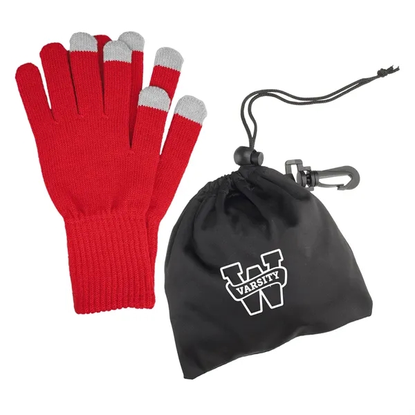 Touchscreen gloves in an rPET pouch.... from ASI 61125 Hit Promotional Products / Hit®