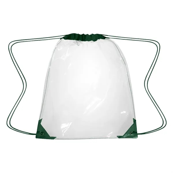 17" x 14" clear EVA drawstring backpack.... from ASI 61125 Hit Promotional Products / Hit®