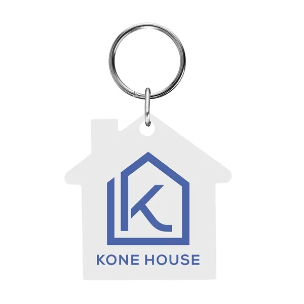 House shaped acrylic key tag with split ring attachment.... from ASI 61125 Hit Promotional Products / Hit®
