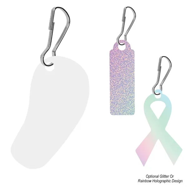 4" customizable acrylic zipper pull.... from ASI 61125 Hit Promotional Products / Hit®