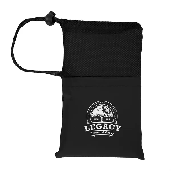 Hooded poncho with drawstring pouch.... from ASI 61125 Hit Promotional Products / Hit®