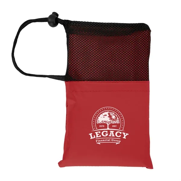 Hooded poncho with drawstring pouch.... from ASI 61125 Hit Promotional Products / Hit®