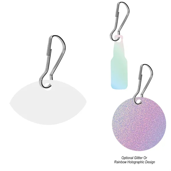 2" customizable acrylic zipper pull.... from ASI 61125 Hit Promotional Products / Hit®