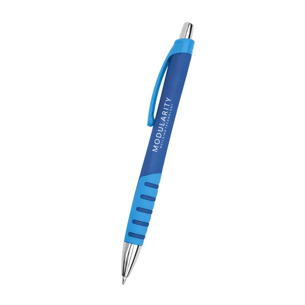 Plunger action ballpoint pen made with recycled ABS plastic.... from ASI 61125 Hit Promotional Products / Hit®