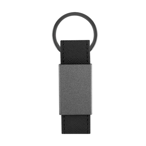 Leatherette key tag with split ring attachment.... from ASI 61125 Hit Promotional Products / Hit®