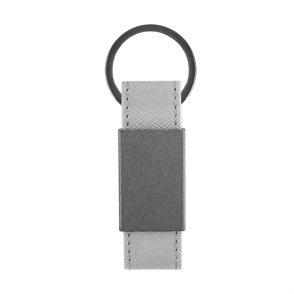 Leatherette key tag with split ring attachment.... from ASI 61125 Hit Promotional Products / Hit®