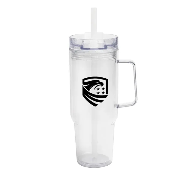 40 oz. double wall insulated tumbler with lid and straw.... from ASI 61125 Hit Promotional Products / Hit®