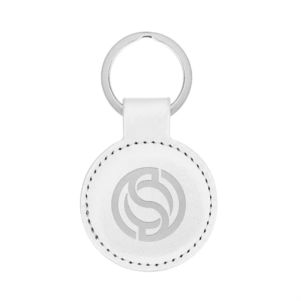 Hue Pop Leatherette Key Tag... from ASI 61125 Hit Promotional Products / Hit®