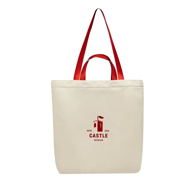 4" x 14.75" x 17.75" polyester tote bag with handles and... from ASI 61125 Hit Promotional Products / Hit®
