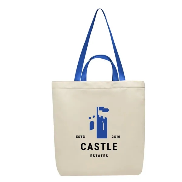 4" x 14.75" x 17.75" polyester tote bag with handles and... from ASI 61125 Hit Promotional Products / Hit®