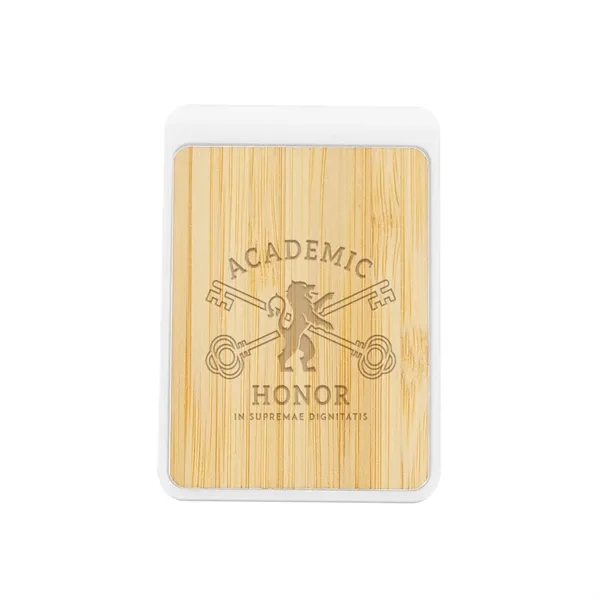 Clip with spring-loaded hinge, bamboo accent and magnetic back side.... from ASI 61125 Hit Promotional Products / Hit®