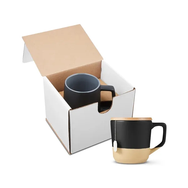 16.5-ounce mug with a wood lid and gift box.... from ASI 79530 Prime Line