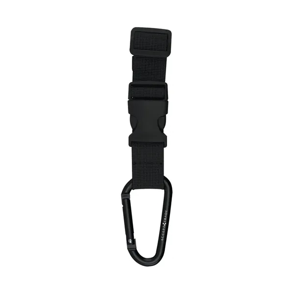Adjustable buckle strap with removable carabiner attachment.... from ASI 61125 Hit Promotional Products / Hit®