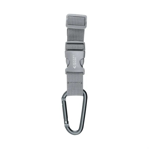 Adjustable buckle strap with removable carabiner attachment.... from ASI 61125 Hit Promotional Products / Hit®