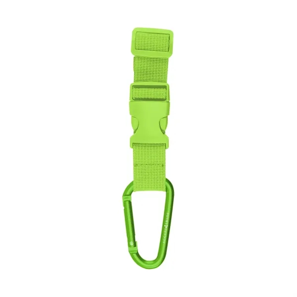 Adjustable buckle strap with removable carabiner attachment.... from ASI 61125 Hit Promotional Products / Hit®
