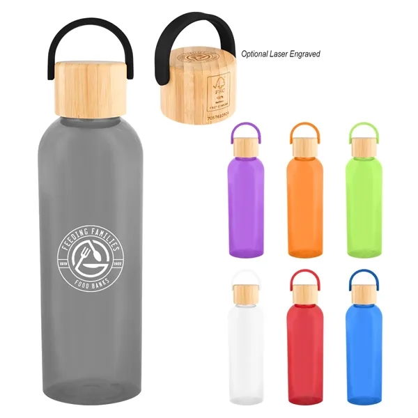 20 oz. rPET bottle with bamboo lid and carry handle.... from ASI 61125 Hit Promotional Products / Hit®