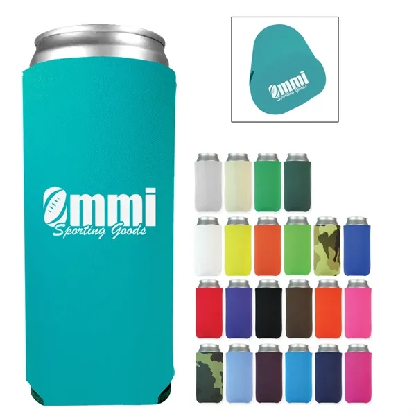 Foam can holder that folds flat... from ASI 61125 Hit Promotional Products / Hit®