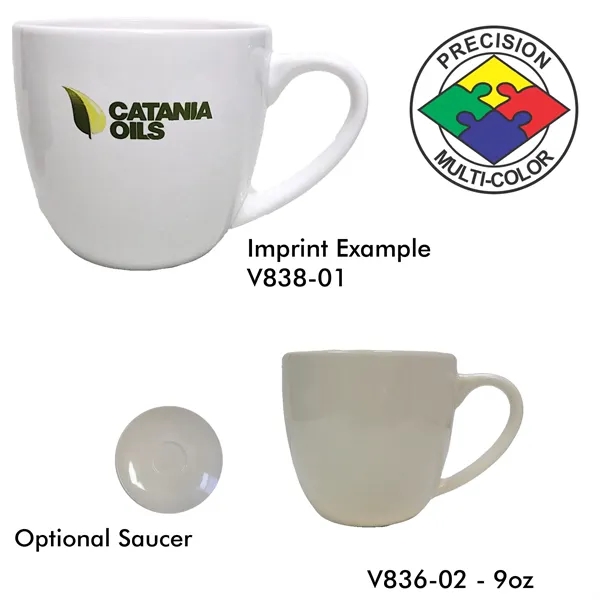 Bistro Cappuccino Mug. Available in 9oz, 12oz, and 16oz.... from ASI 80093 Pyrographics / Pyrographics Line