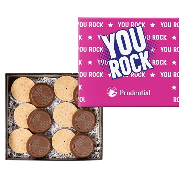 12 Piece Truffle Cookie Gift Box... from ASI 44900 NC Custom (CI/Lanco) / Chocolate Inn