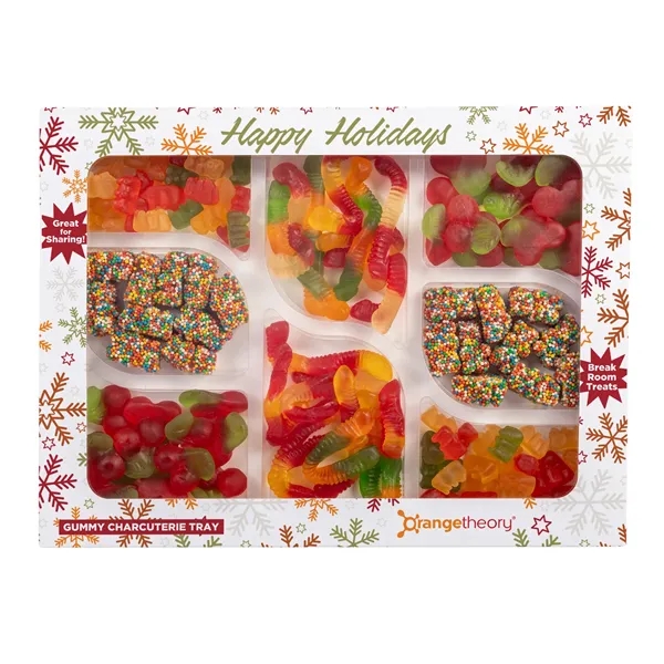 Gummy Charcuterie Tray in Custom Box... from ASI 44900 NC Custom (CI/Lanco) / Chocolate Inn