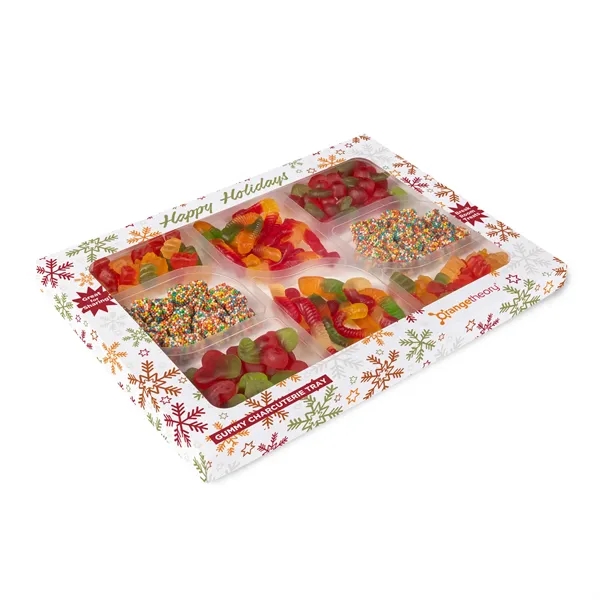 Gummy Charcuterie Tray in Custom Box... from ASI 44900 NC Custom (CI/Lanco) / Chocolate Inn
