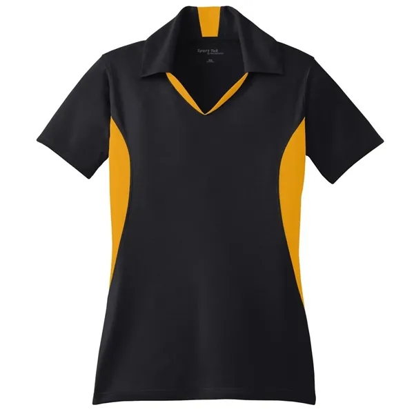Sport-Tek® Women's Side Blocked Micro pique Sport-Wick Polo... from ASI 57371 Eyevertising
